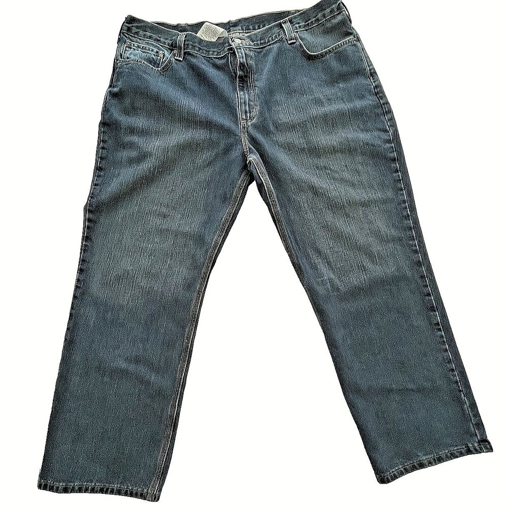 Carhartt Mens Jeans Size 42x30 Straight Leg Workwear Relaxed Traditional Fit